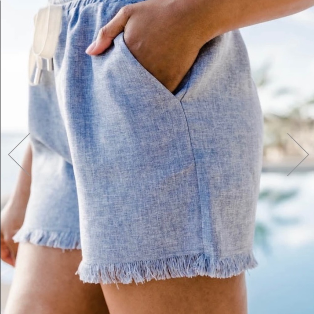 Chambray shorts